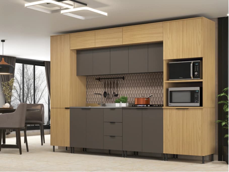 Cozinha Modulada Móveis Sul Jamily