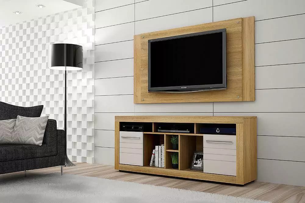 Rack Valdemóveis Firenze com Painel
