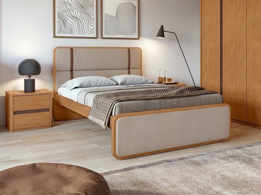Cama Lopas Casal Leder Rin 1,40m