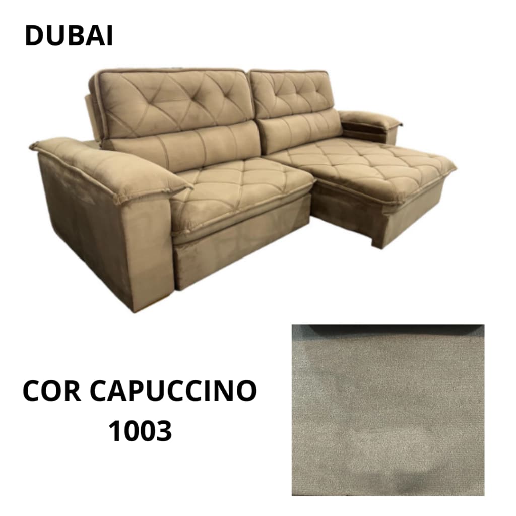 Estofado Nasalah Dubai 2,70m (capuccino)