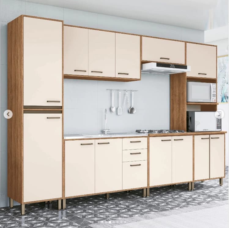 Cozinha Modulada Móveis Sul Bela