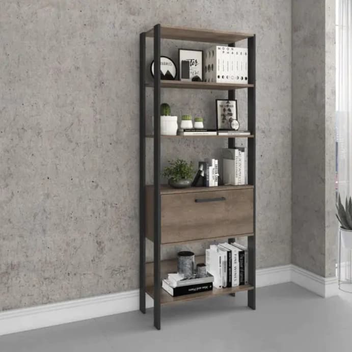 Estante MovelBento RT3138 (preto/rustico)