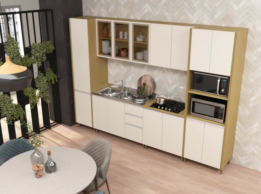 Cozinha Modulada Móveis Sul Giorgia