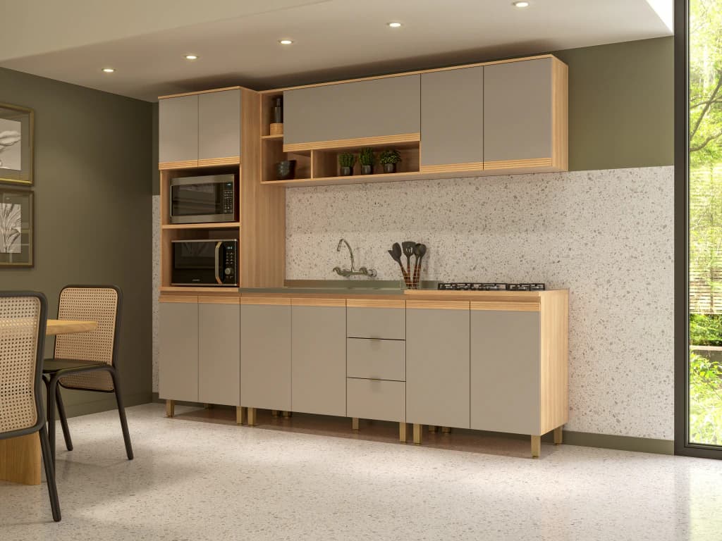 Cozinha Modulada Móveis Sul Elegance