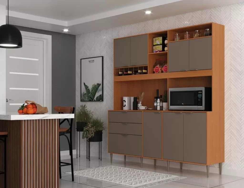 Kit Cozinha Móveis Sul Bruna