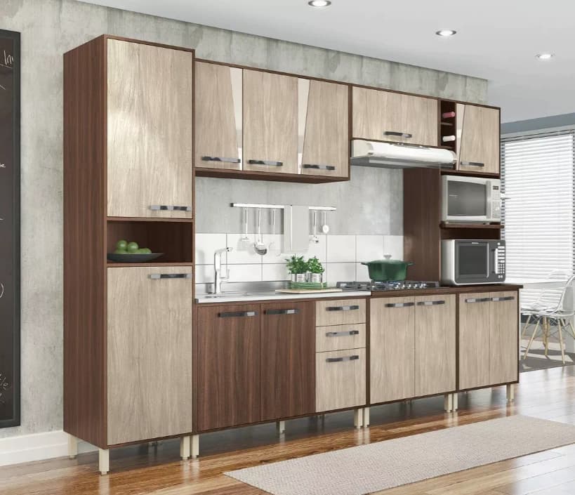 Cozinha Modulada Móveis Sul Pandora
