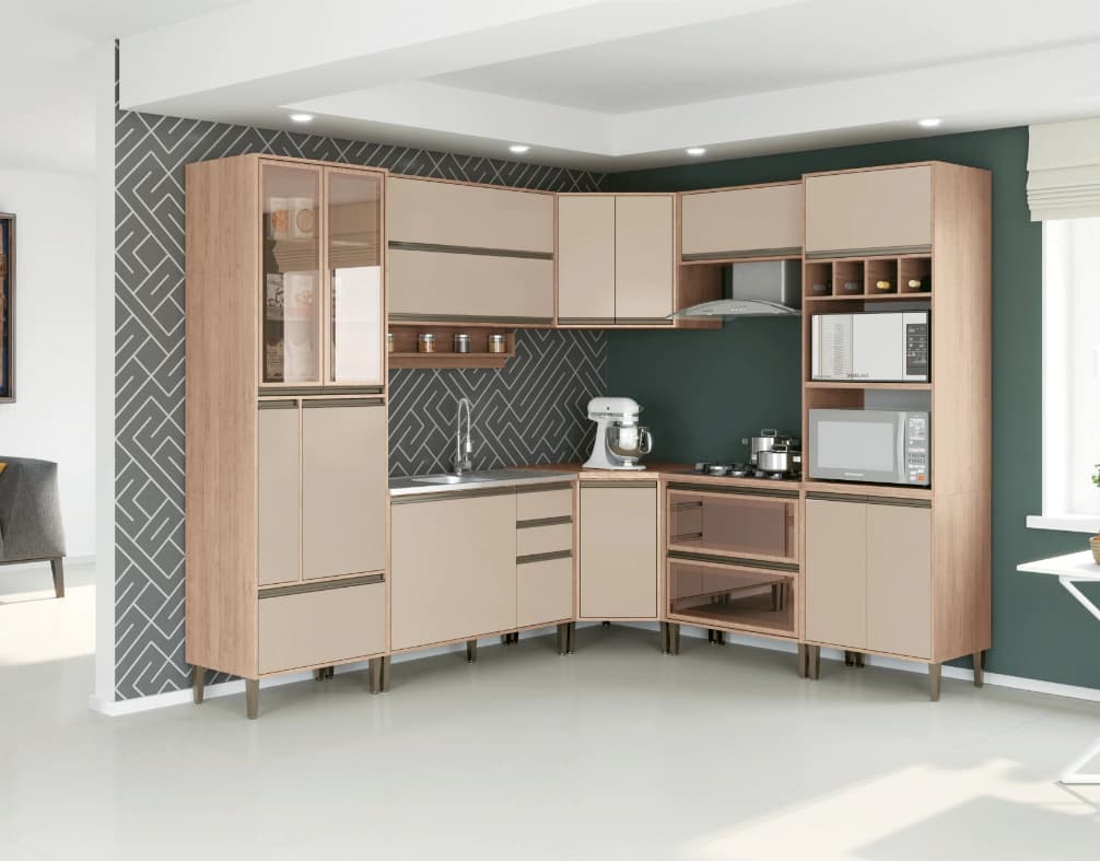 Cozinha Modulada Móveis Sul New Atena