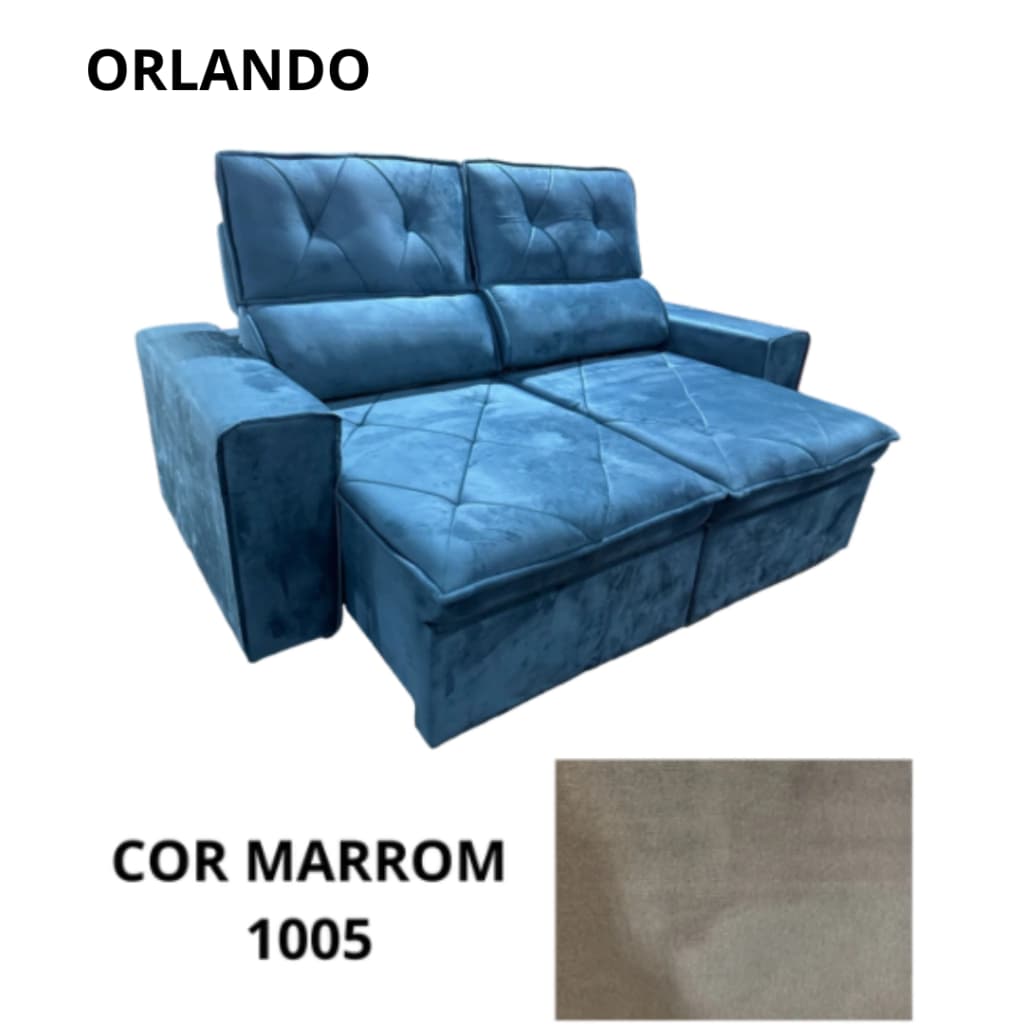 Estofado Nasalah Orlando 1,90m (marrom)